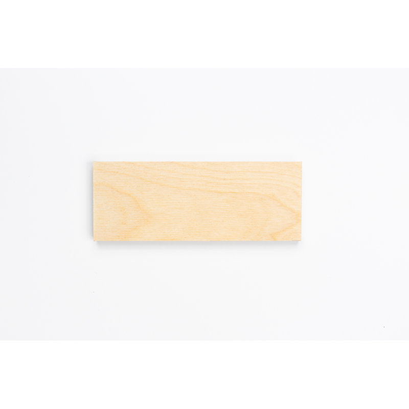 Slide-A-Shelf Made-To-Fit 8 Inch High Side Slide-Out Shelf Full Extension Rails with Soft Close, 21.5" D, 8.5" W, Birch