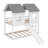 Twin Over Twin House Bunk Bed With Slide
