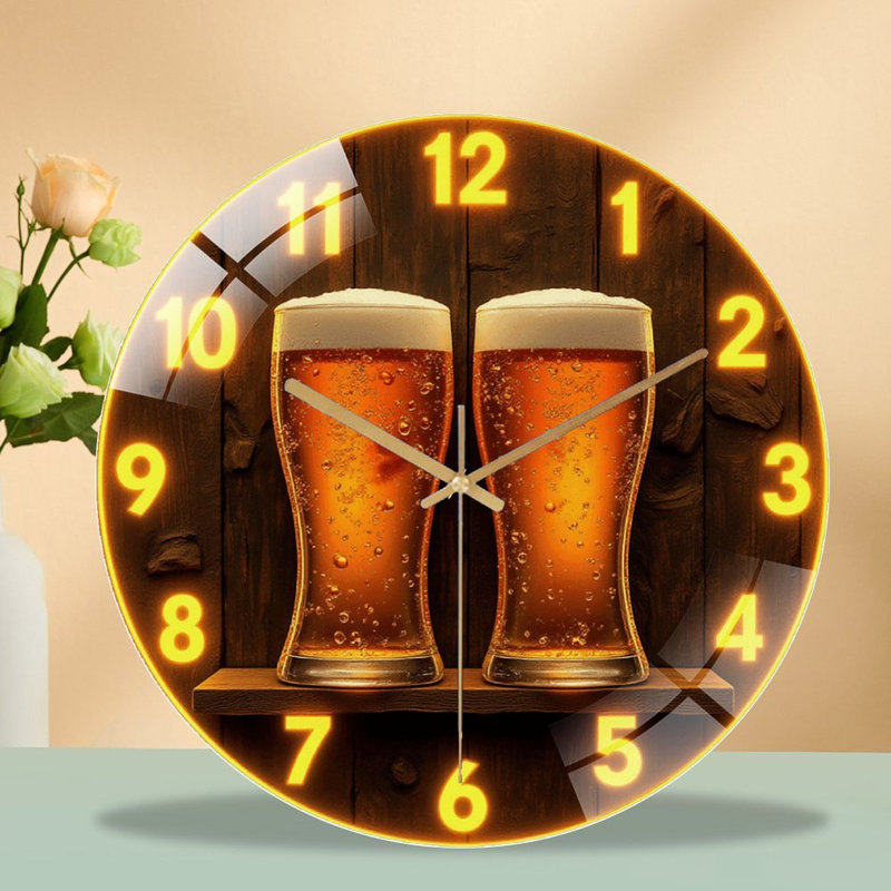 Horloge murale 12 po