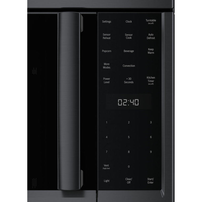 800 Series, Over The Range Convection Microwave In Black Stainless