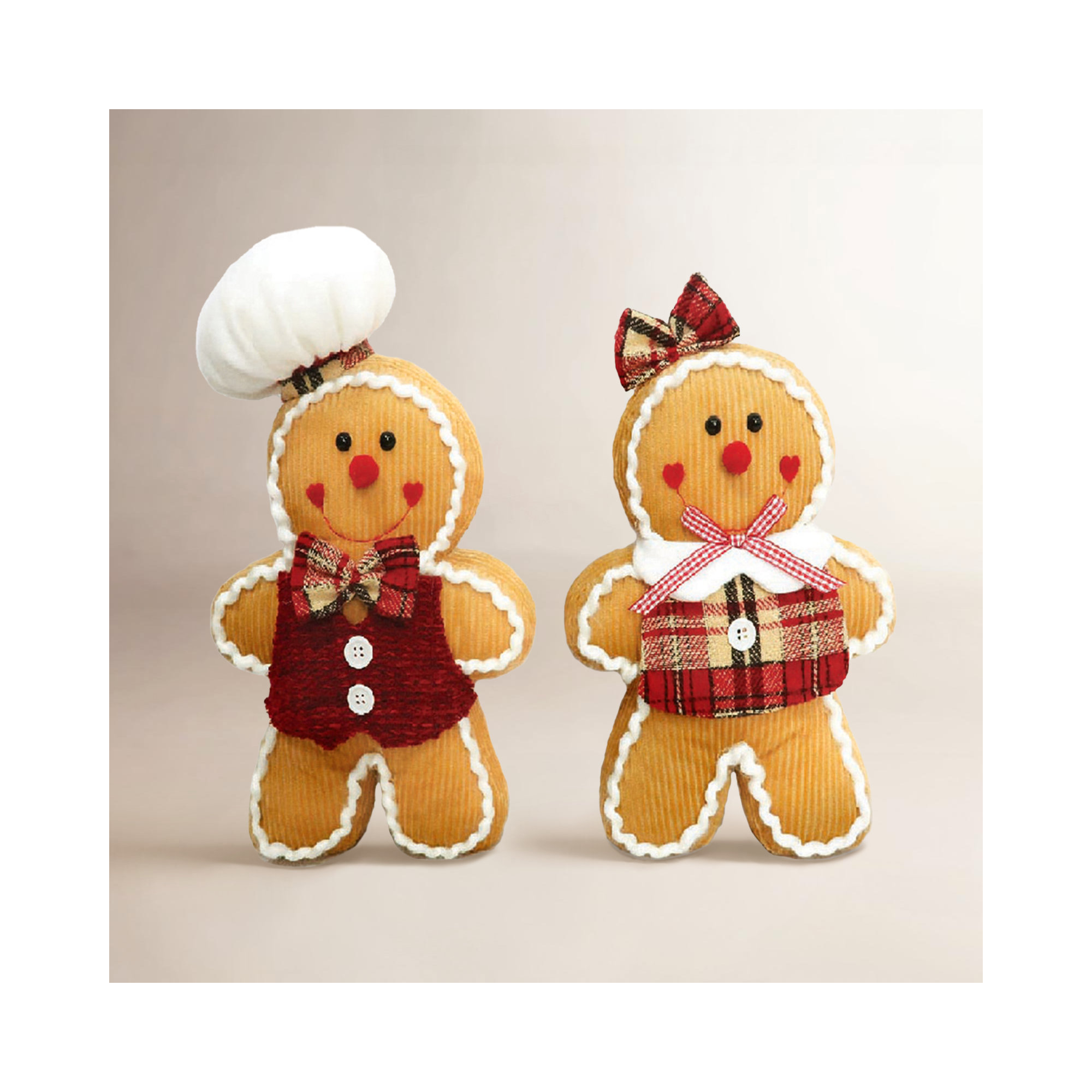 11" Gingerbread, Set Of 2