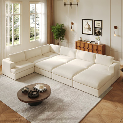 Akshata Burris Upholstered Sectional Reversible