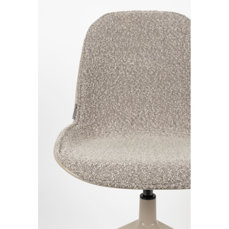 Albert Kuip Upholstered Dining Chair, Gray, Gray
