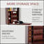 Bureau convertible mural pliable, table d'ordinateur multifonctionnelle pour économiser de l'espace et organiser votre vie