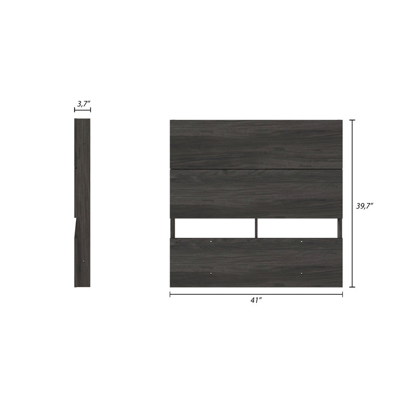 Mayne Headboard, Twin, Dark Gray