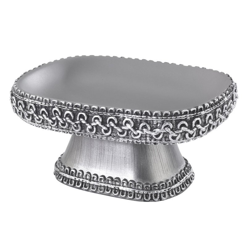 Braided Medallion Gte Soap Dish, Granite