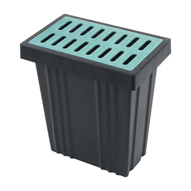Large Catch Basin With Grate For Yard Drainage