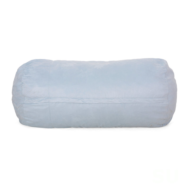 Haricot cylindrique en microfibre de 8 pieds Aruba, sac, écume de mer, Écume de mer, écume de mer