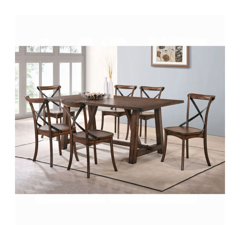 ACME Kaelyn Dining Table, Dark Oak