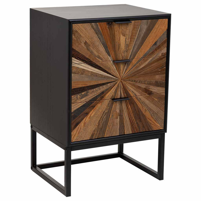 Bargale 44cm W Manufactured Wood Bedside Table