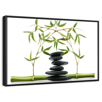 Zen Pebbles And Bamboo