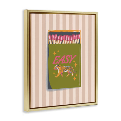 Cadre flottant Easy Tiger Retro, par Elyse Anastacia