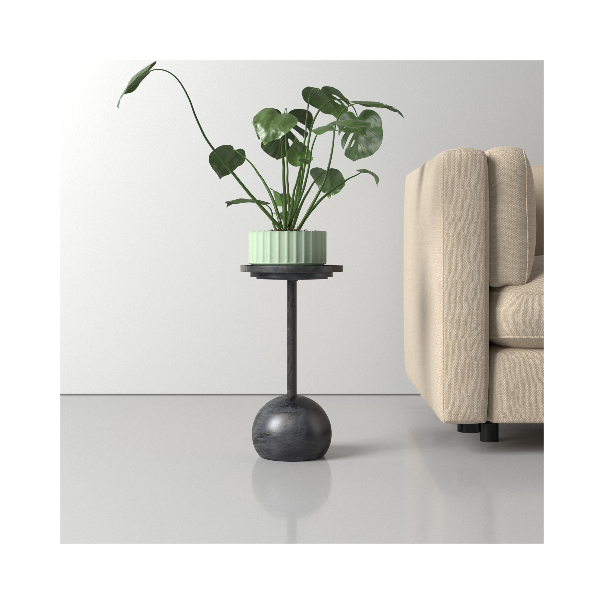End Table, Black