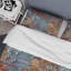 Cachemire floral multicolore - ensemble de housse de couette abstrait - microfibre de polyester-2019802371