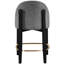 Tabouret de comptoir rembourré en tissu Maud-137995916-137995921