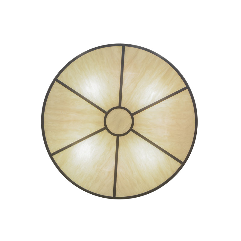 Zeeland 8 - Light Flush Mount, 10" H x 48" W x48" D, Yellow