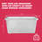 Life Story 55 Quart Stackable Storage Bin, Light Duty Container, Clear, 24 Pack-62470595