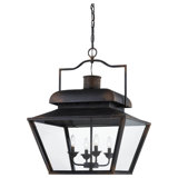 Asomatos 4 - Light Dimmable Lantern Square / Rectangle Chandelier