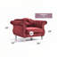 Charmant fauteuil transitionnel évasé