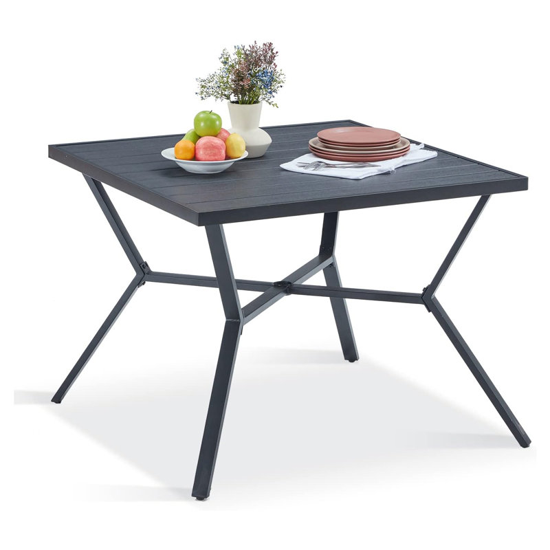 Table de salle à manger pour quatre personnes, Noir