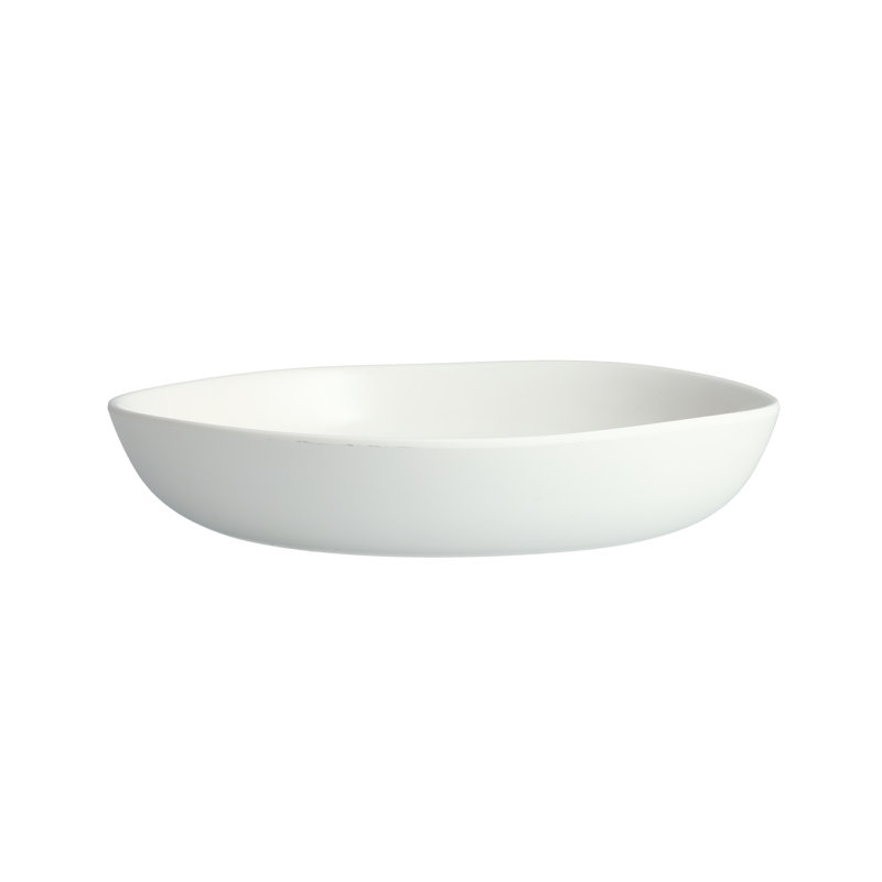 Sandia 8.3'' White Matte & Gloss Coupe Bowl Set