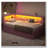 Upholstered Daybed with USB Ports and LED Belt, With 2 Drawers-1235304956