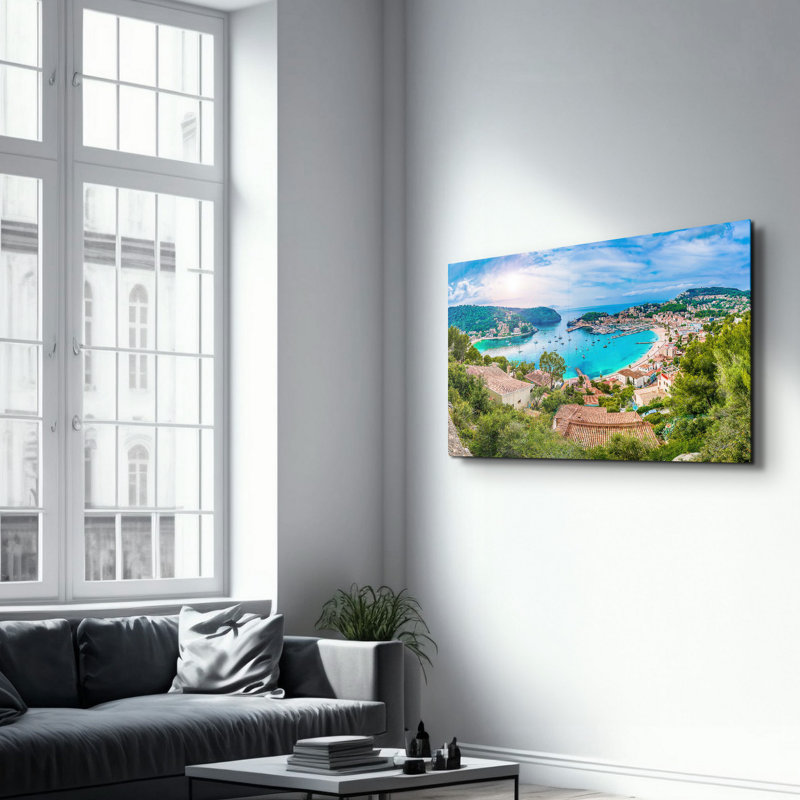 Peinture décorative en verre trempé
