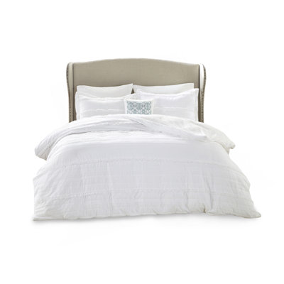 King/Cal King 4 Piece Microfiber 2-In-1 Duvet Set