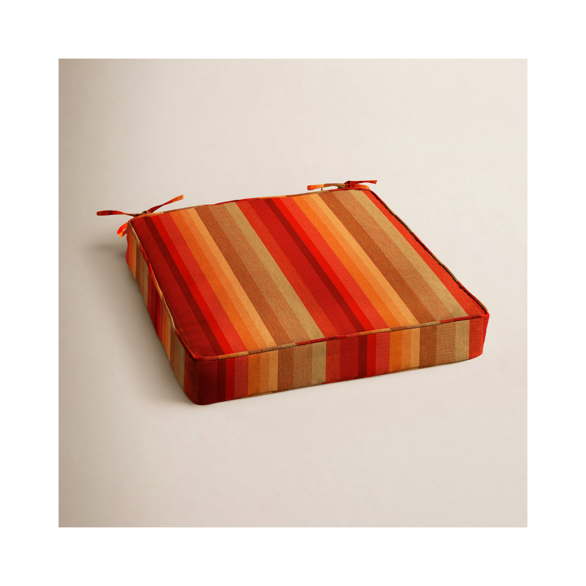 Sunbrella Outdoor Dining Chair Cushion, Astoria Sunset Sunbrella