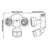Led Flood Security Light With Motion Sensor, Dusk To Dawn, Beam Angle Adjustable, 5000k Daylight-101114535
