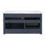 Meuble-lavabo mural 36 po, armoire de rangement flottante avec 2 tiroirs, 1 tiroir basculant, lavabo simple en céramique à 3 trous, armoire moderne.-132274035