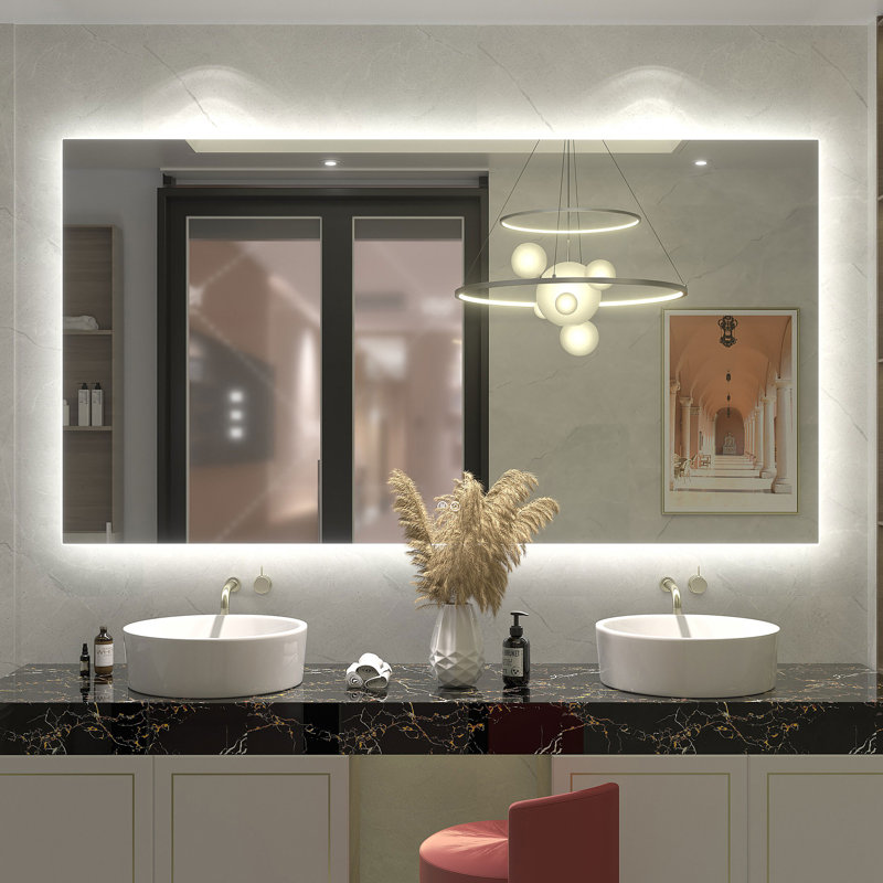 Miroir de salle de bain , 66 po x 36 po