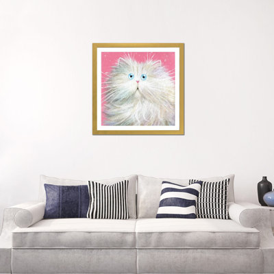 « White Persian » par Kim Haskins-reproduction d’art