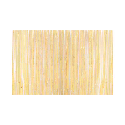 Criblage de lattes naturelles de 6 pi de hauteur, fil d'acier galvanisé sécurisé, bloque la vue des voisins, convient aux espaces extérieurs et aux décorations murales, clôture de 16 po de long, stabilité à l'air séché, rouille, pièce idéale