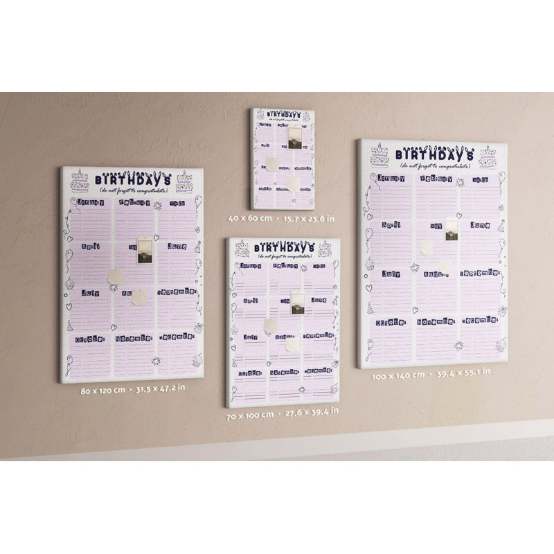 Wall Mounted Cork Board