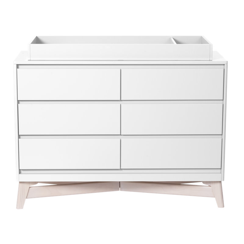 Little Seeds Pala 6-Drawer Dresser, White