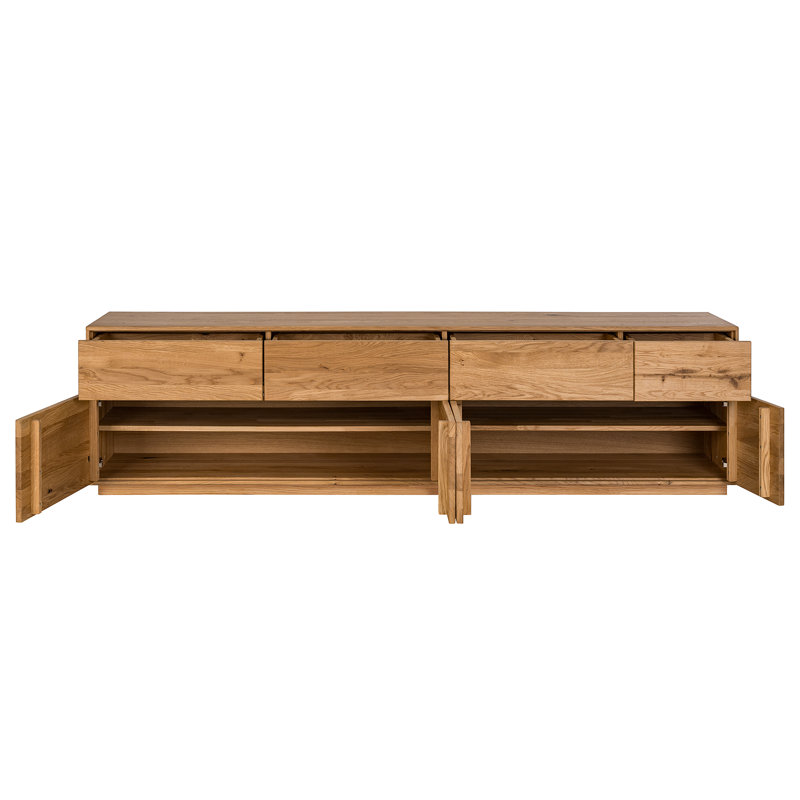 Solid Wood RISBY TV Lowboard