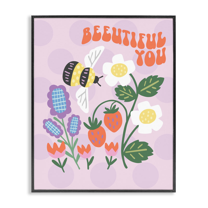 «Beeuitorable You Uplifting Bee», estampe numérique, conception de Jilly Jack Designs, H 14 po x l 11 po