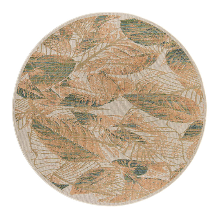 Trevin Floral Machine Woven Indoor Outdoor Area Rug 