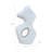 Abstract Pottery Paper Mache Modern Sculpture With Curved Silhouette And Contemporary Artistic Design-82841261