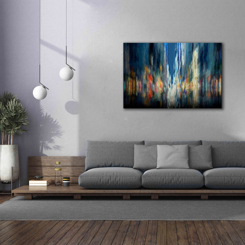 «Downtown7» par David Manlove, H 40 po x l 60 po x P 1,5 po