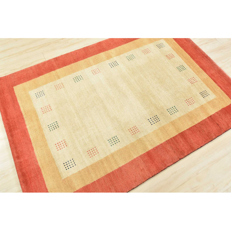 Hand Knotted Wool Geometric Indoor Rug