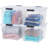 40 QT Plastic Storage Box With Lid And Latches - 4 Pack - BPA-Free, Discreet Organizing Solution, Durable Nestable Stackable Containers, Secure Pull Handle-922851475