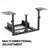 Flying Game Stand & Racing Seat Holder, NO Steering Wheel Pedal Shifter Seat Joystick