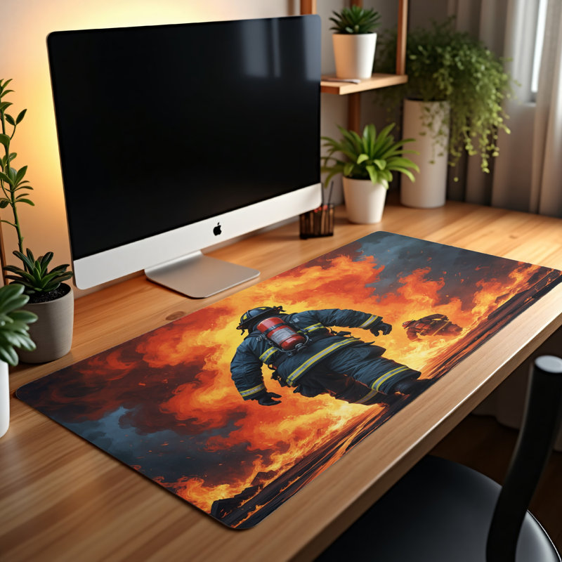 Polyester Desk Pad, 14.4x12.1