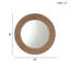 Natural Jute Rope Round Wall Mirror 26"