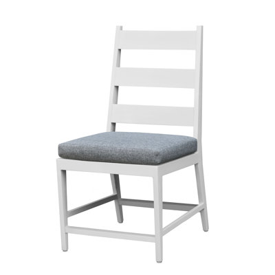 Peryman Outdoor Aluminum Ladder Back Bar Stool, Buff by Latitude Run