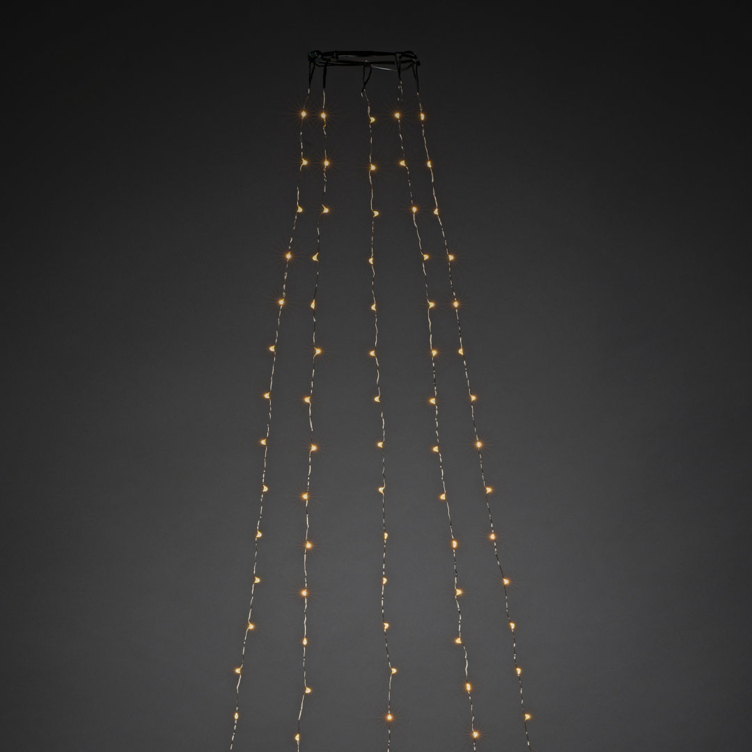 Konstsmide Lichternetz 180-flammig in Schwarz 