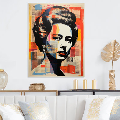Art mural en métal Royal Remix Queen Elizabeth Popart II