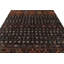 Tapis tribal brun et multicolore 7 x 7